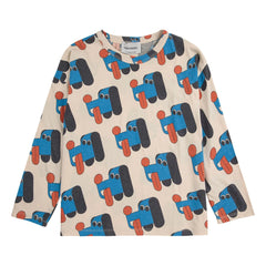Bobo Choses - T-Shirt Hunde Bio Baumwolle | Sand
