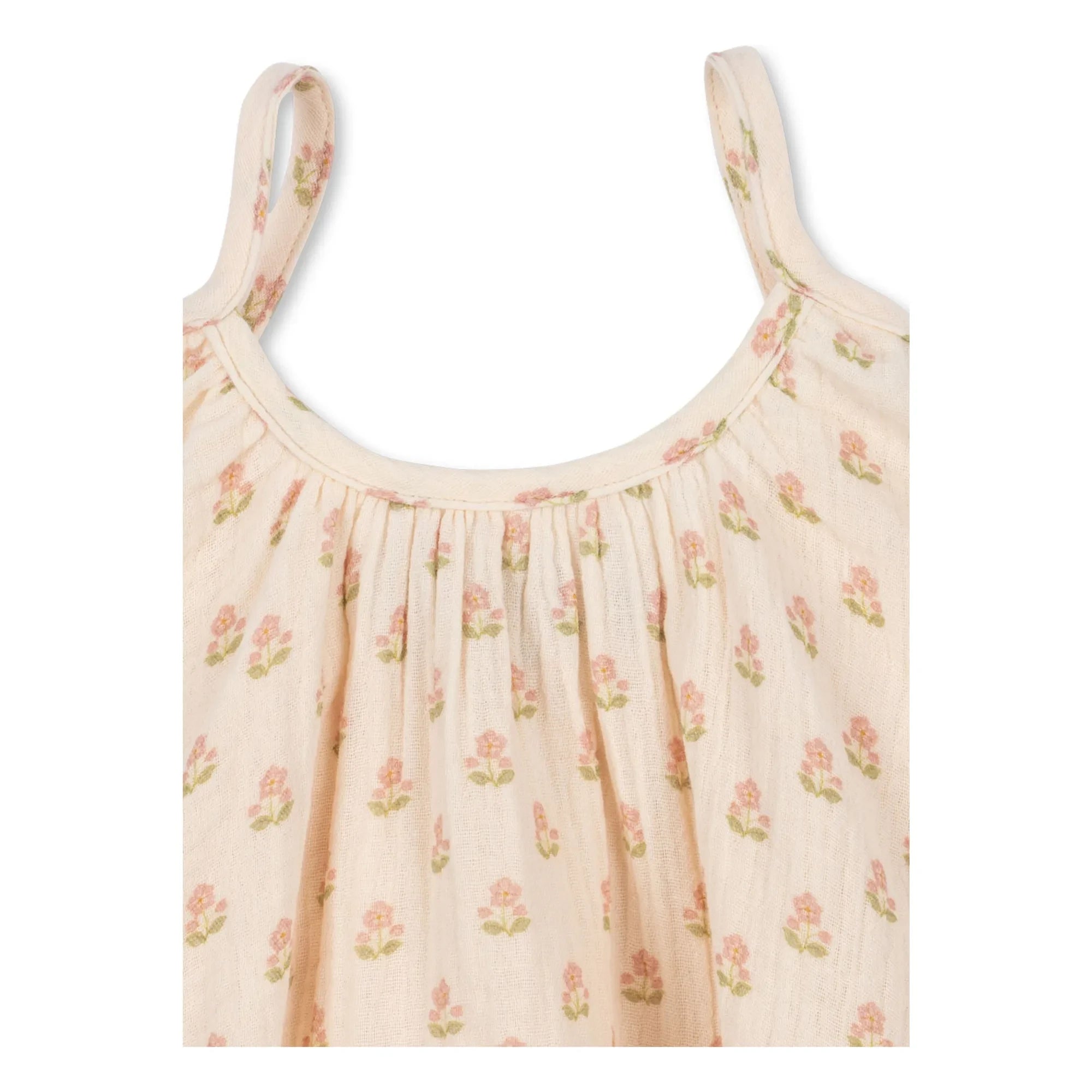 Konges Sløjd - Kokosnuss Bio-Baumwoll Bandeau-Kleid | Hellrosa