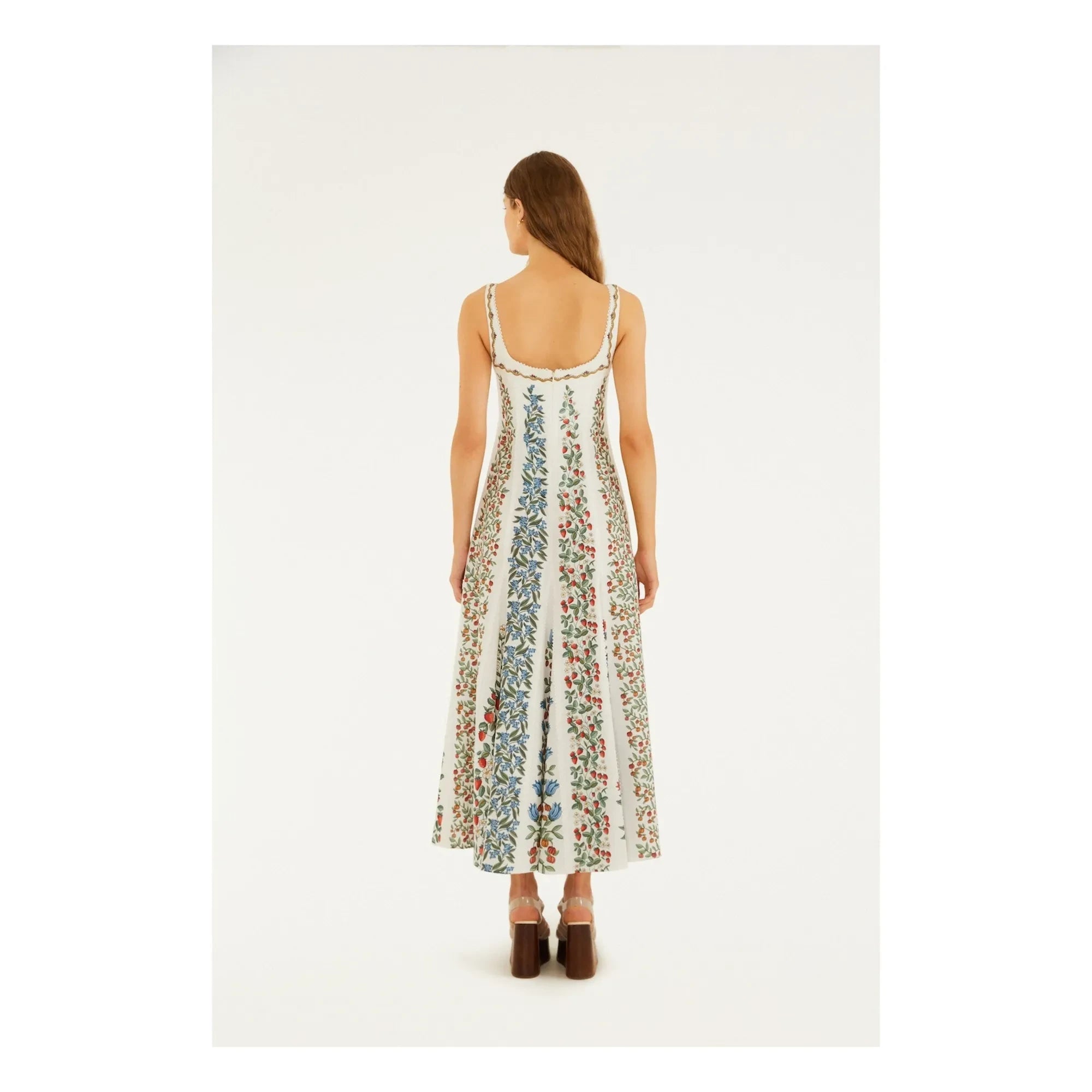 Farm Rio - Fruit Beauty Kleid | Weiß