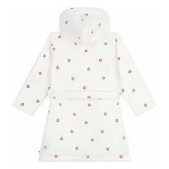 Petit Bateau – Bademantel Hearts | Ecru