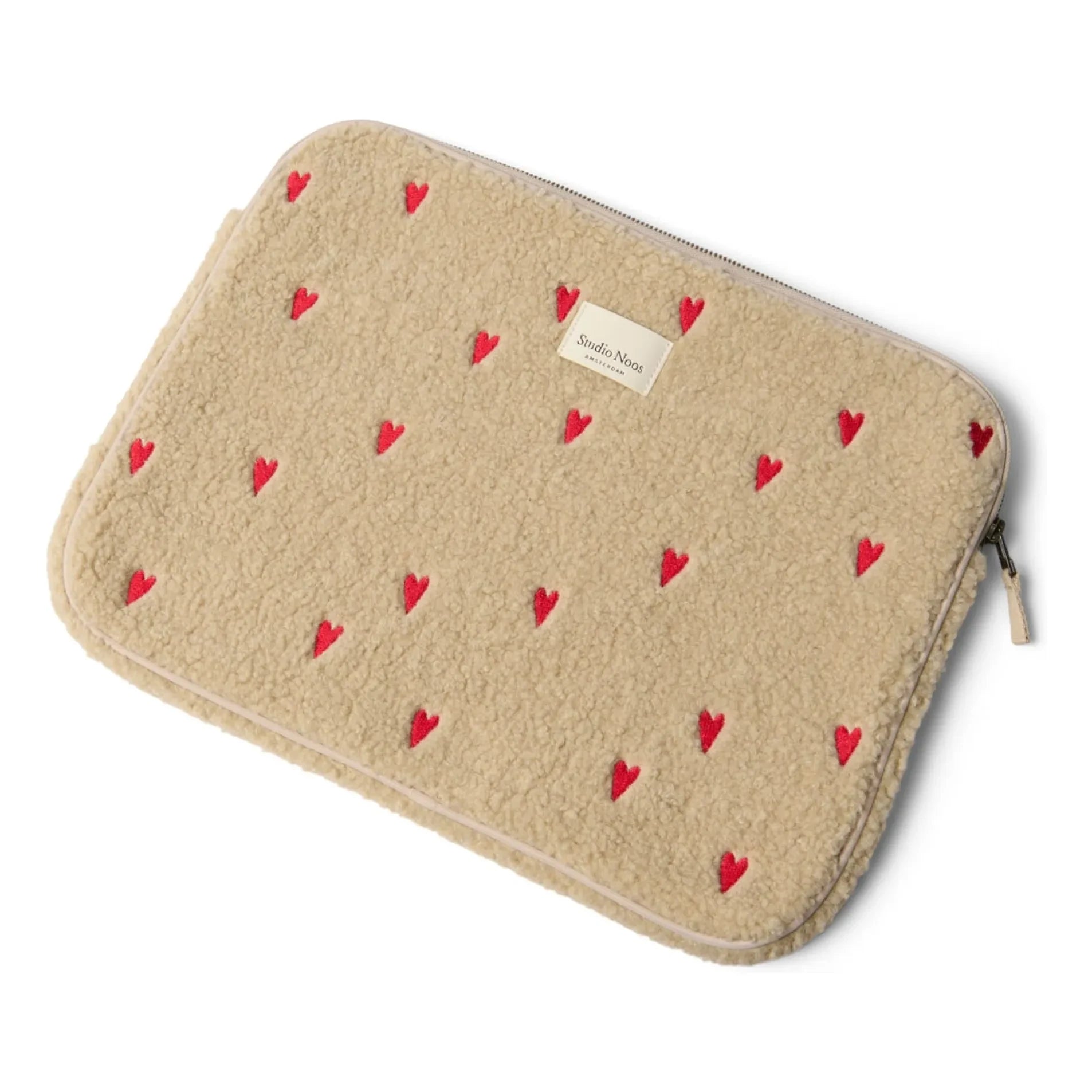 Studio Noos - Herz-Laptoptasche | Ecru