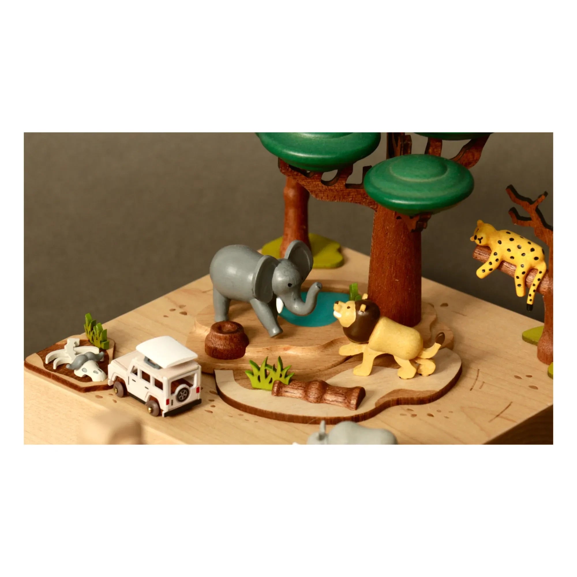 Wooderful life - Safari Spieluhr aus Holz