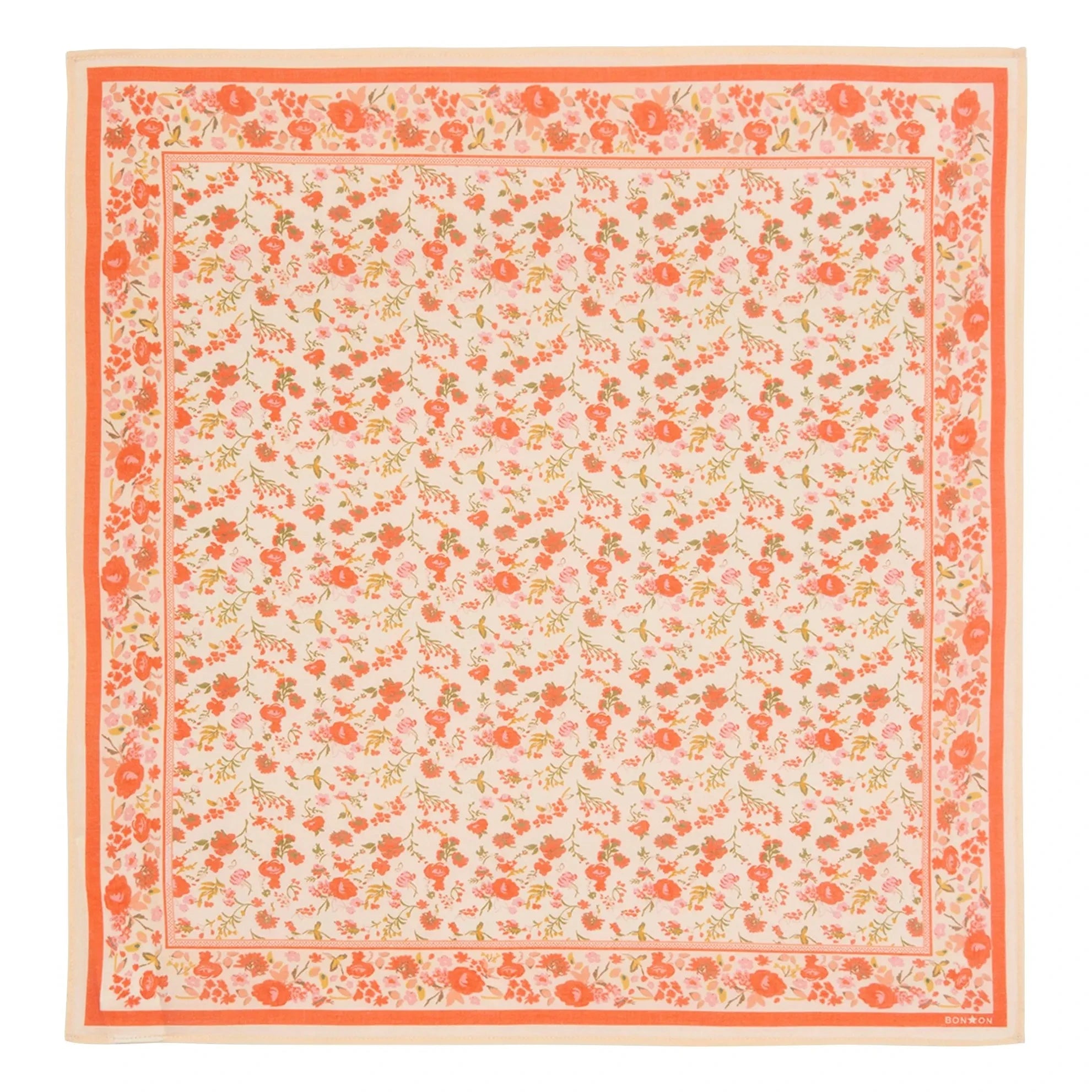 Bonton - Foulard mit Blumenmuster | Rot