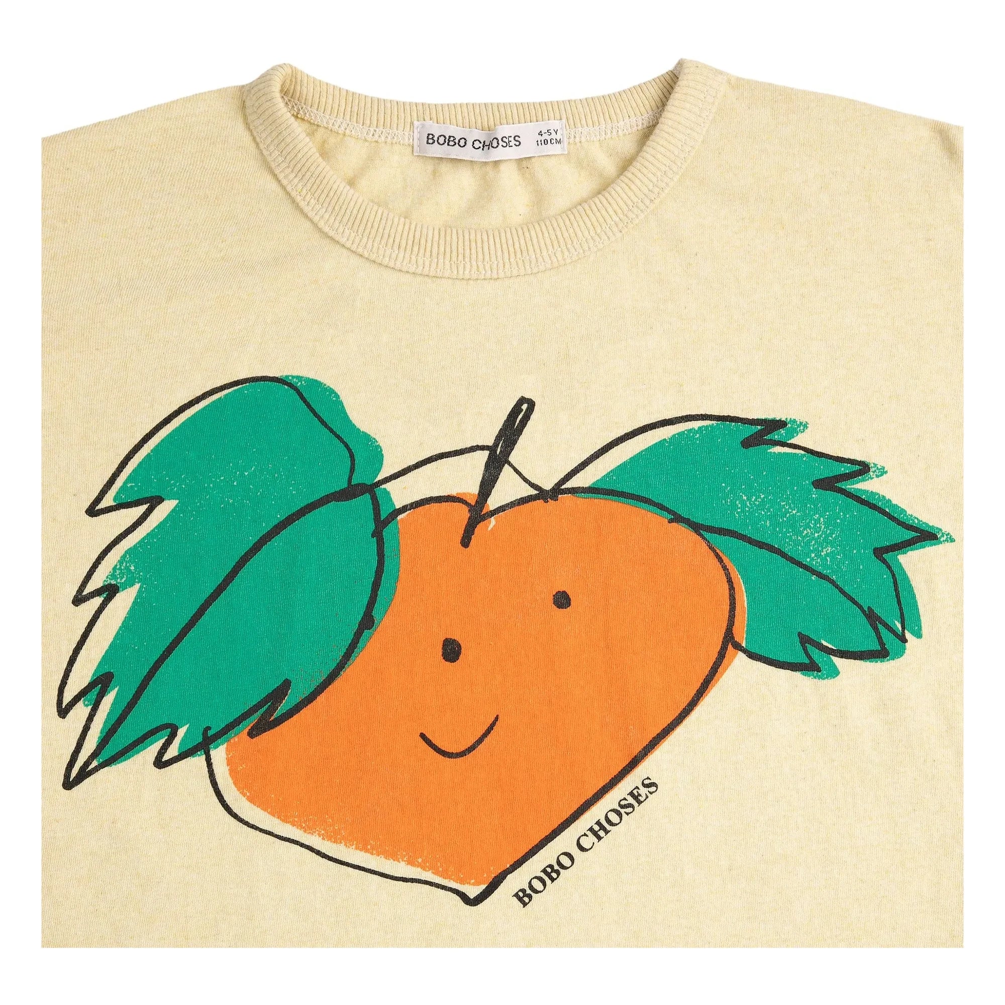 Bobo Choses - Orangefarbenes T-Shirt aus Bio-Baumwolle | Gelb