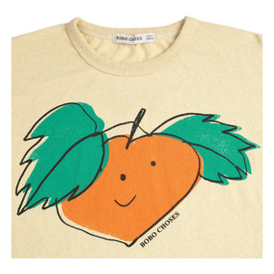Bobo Choses - Orangefarbenes T-Shirt aus Bio-Baumwolle | Gelb