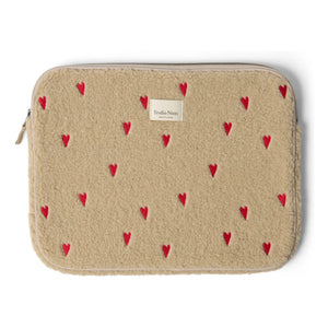 Studio Noos - Herz-Laptoptasche | Ecru