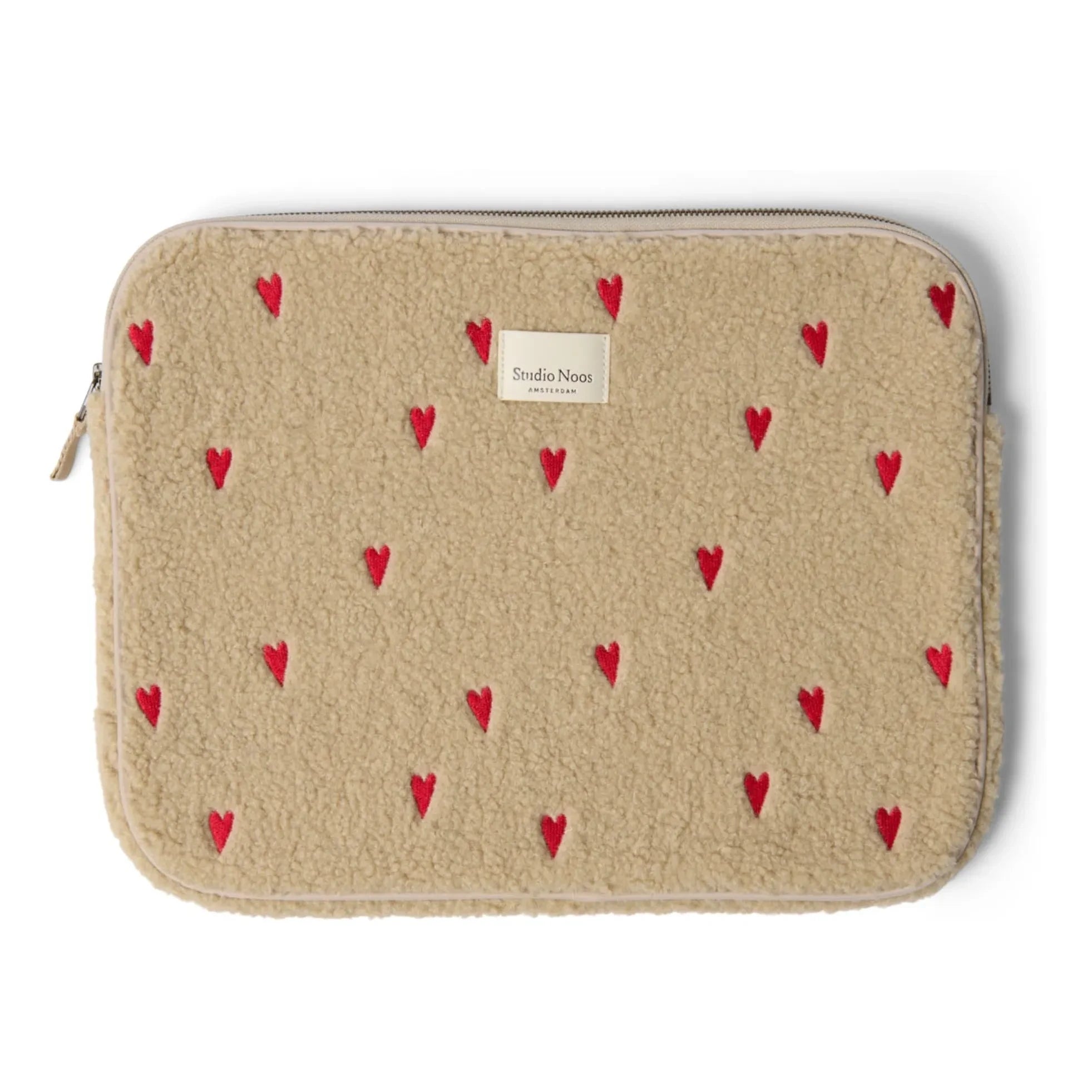 Studio Noos - Herz-Laptoptasche | Ecru