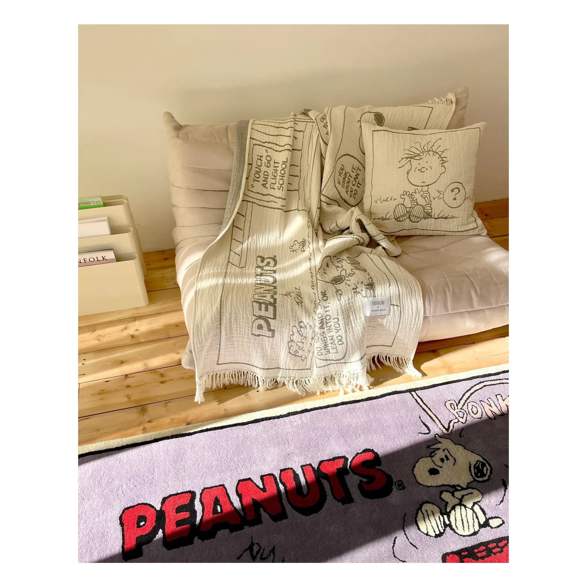 Maison Deux - Peanuts Moon Teppich | Lila