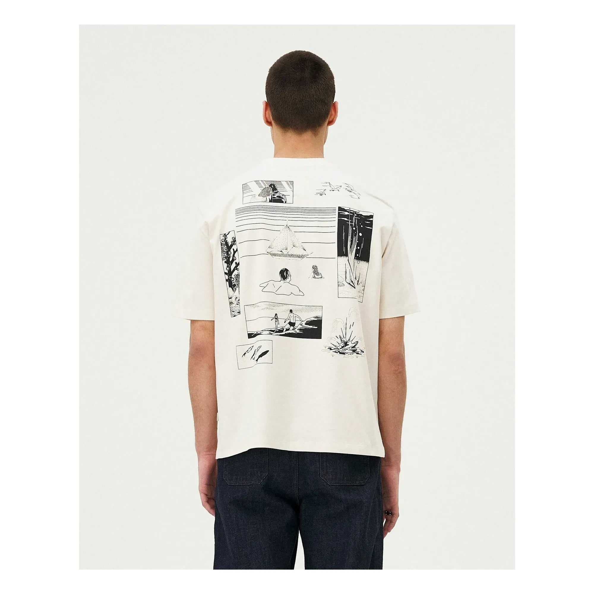 Noyoco - York Merceron T-Shirt Bio-Baumwolle | Off-White