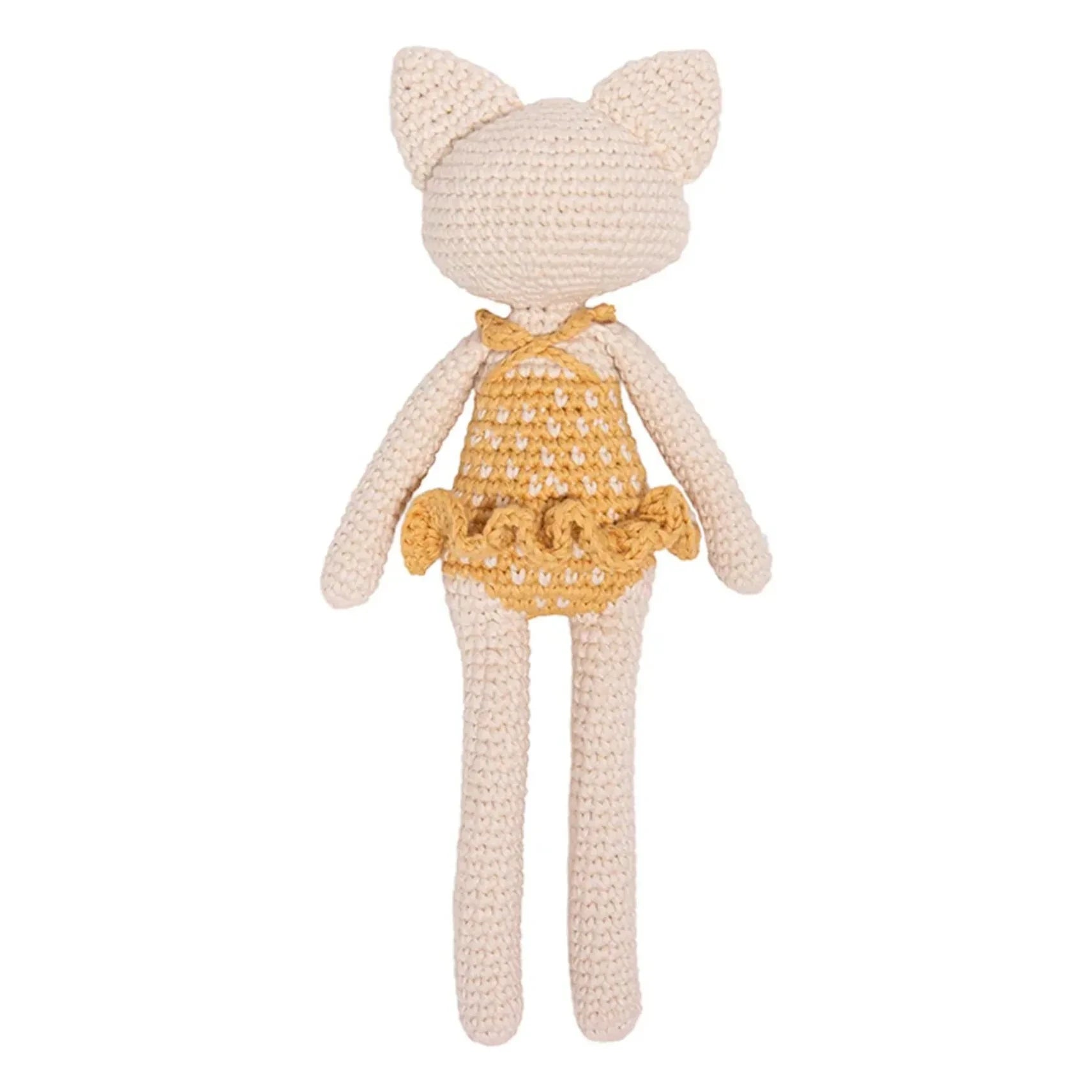 Patti Oslo - Schmusetuch Katze Camille | Gelb