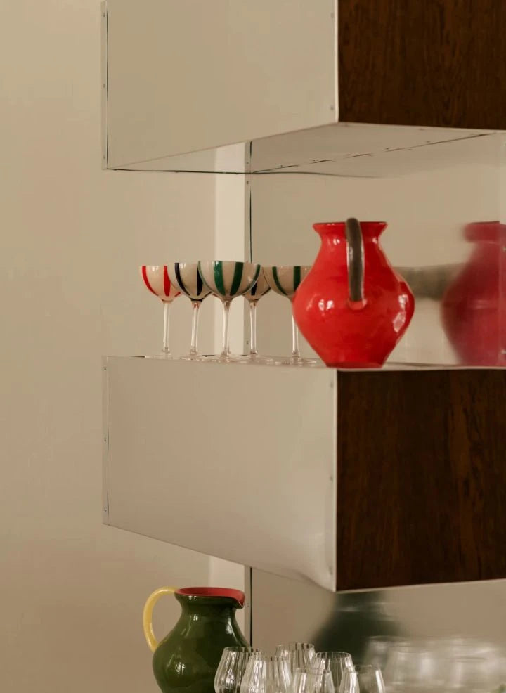 Olsson & Jensen - Ziggy Cocktailgläser - 4er-Set | Rot