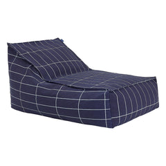 Nobodinoz - Vibes langer Pouf | Marine