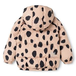 Liewood - Adelina Steppjacke mit Leopardenmuster aus recycelten Fasern | Hellrosa