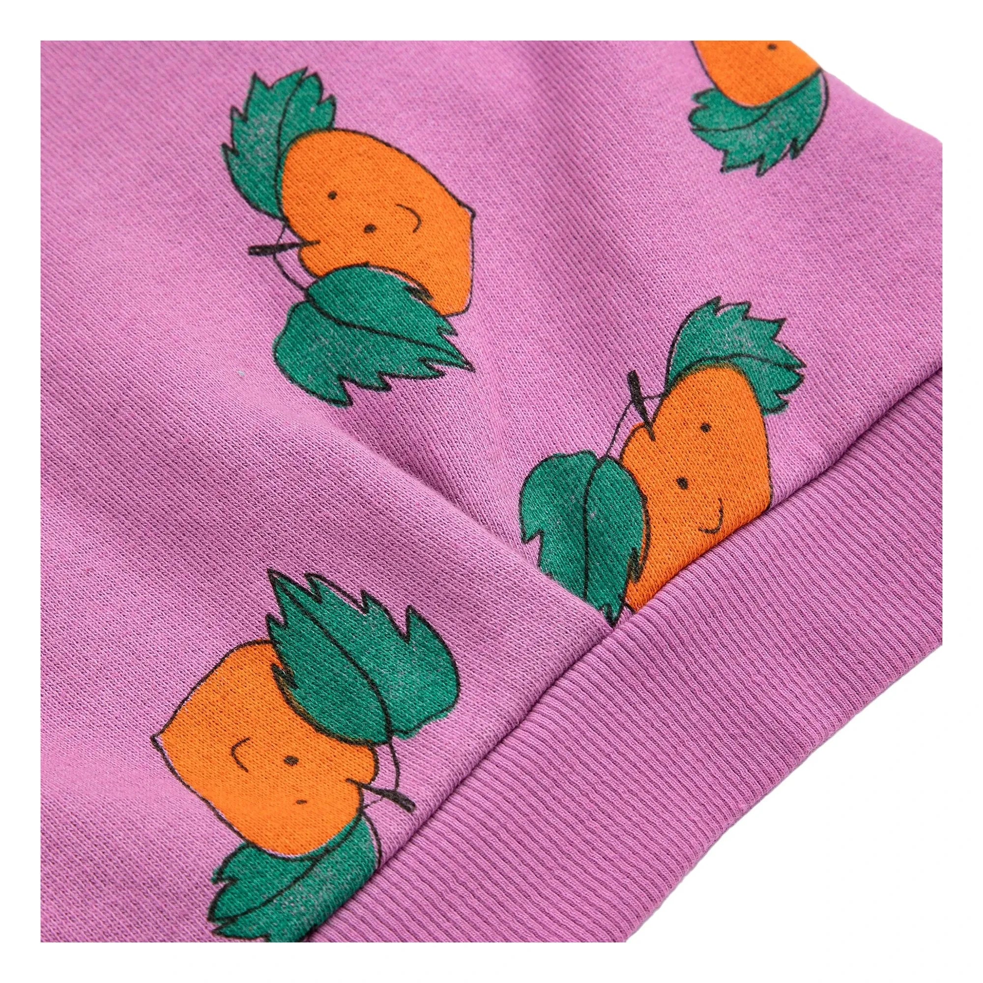 Bobo Choses - Lila Bio-Baumwolle Sweat Crop