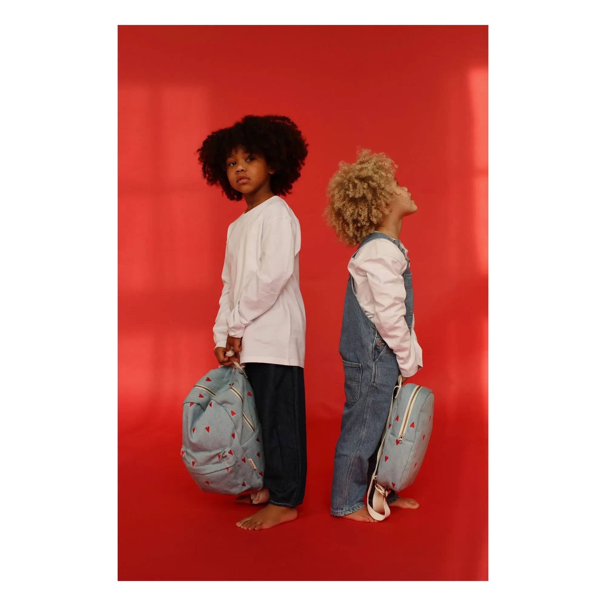 Studio Noos - Hearts Rucksack | Denim