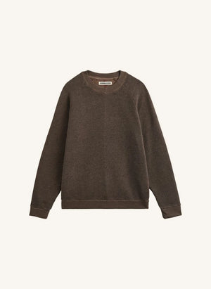 Homecore - Baumwoll-Terry Sweatshirt | Dunkel Beige