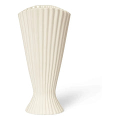Ferm Living - Springbrunnen Steingut Vase | Gebrochenes Weiß