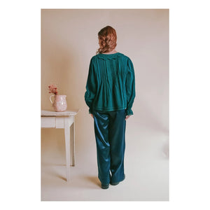 Emile et Ida - Elisabeth Vintage Bluz | Orman Yeşili