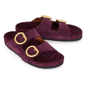 Rivecour - Mules n°62 Schweden | Aubergine