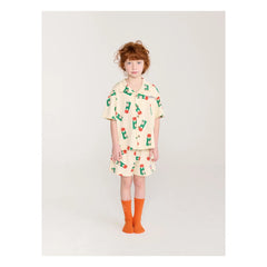 Bobo Choses - Pickles Set aus Bio-Baumwollhemd und Shorts | Ecru