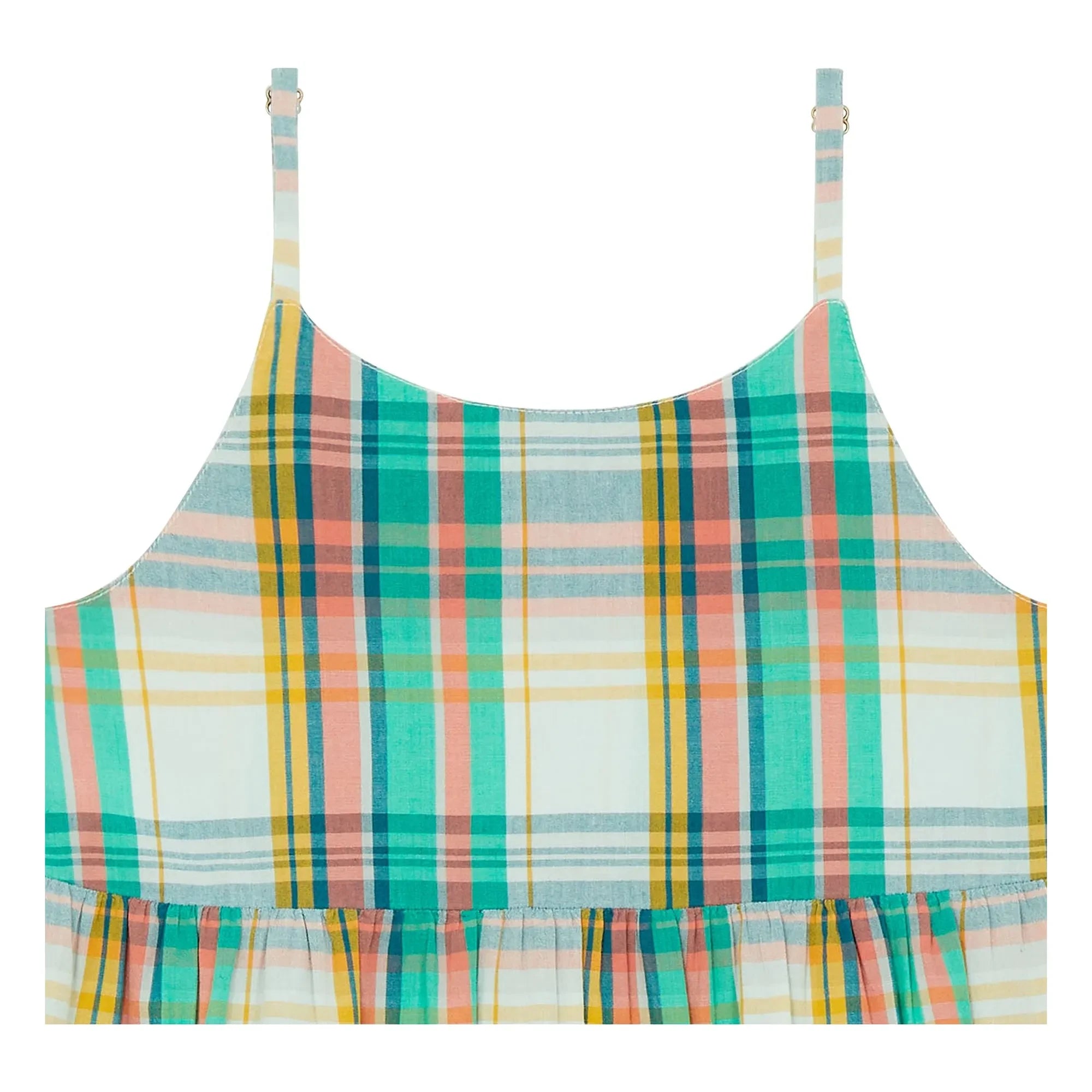 Hundred Pieces - Kleid Sanda Kariert | Pfirsich