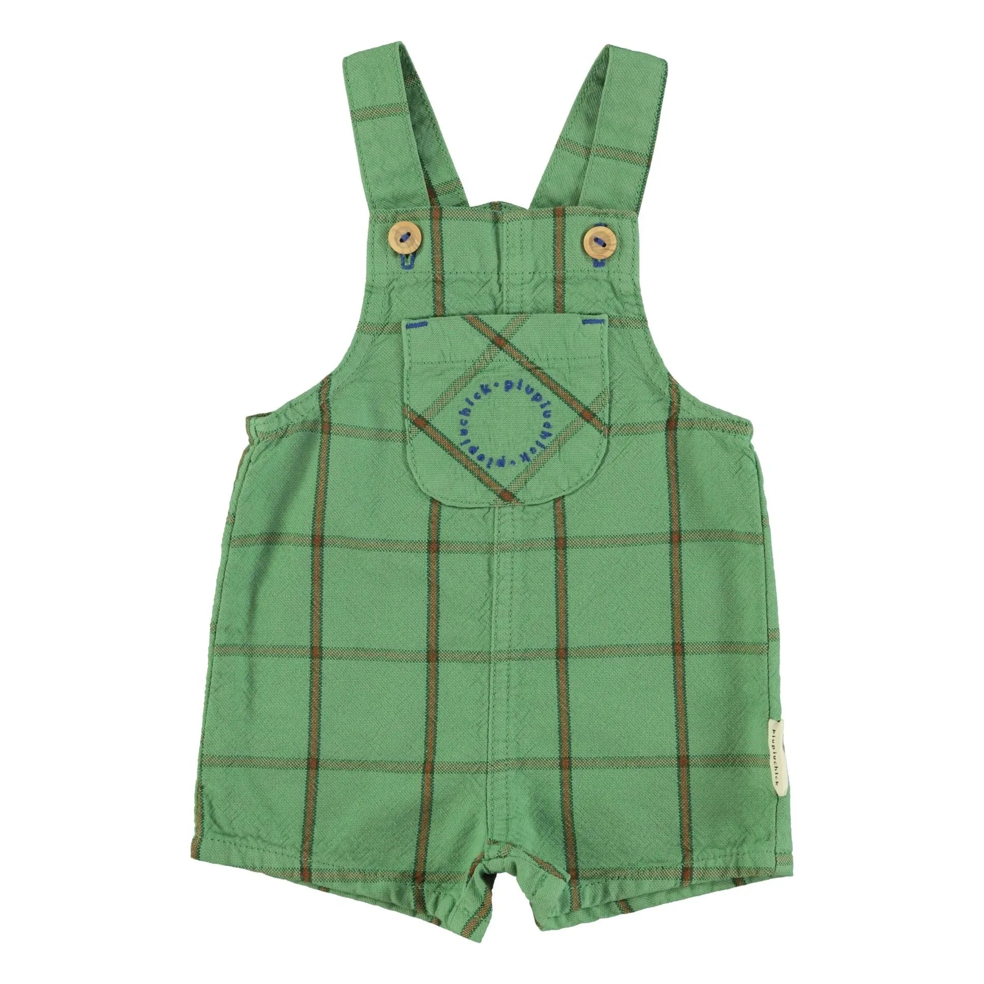 Piupiuchick - Grün | Karierter Overall
