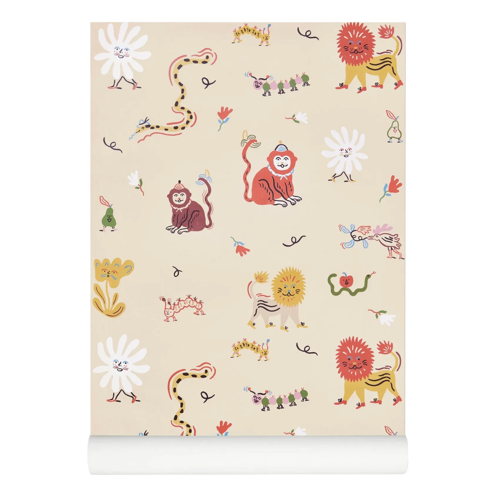 Nofred - Monkey Fun Tapete - Marie Assénat x Nofred | Beige