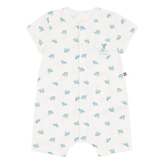 Petit Bateau - Strampler mit Tiermuster aus Bio-Baumwolle | Weiß
