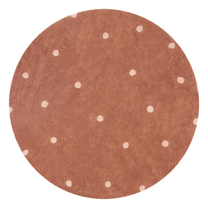 Lorena Canals - Tupfenrunder Teppich | Terracotta