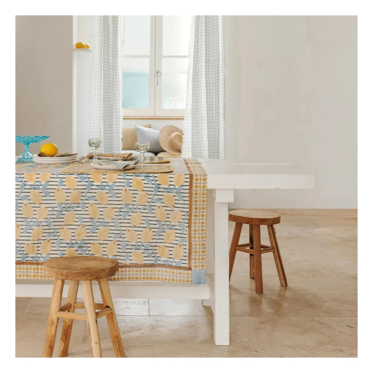 Le Monde Sauvage - Sizilien-Servietten - 8er-Set | Gelb