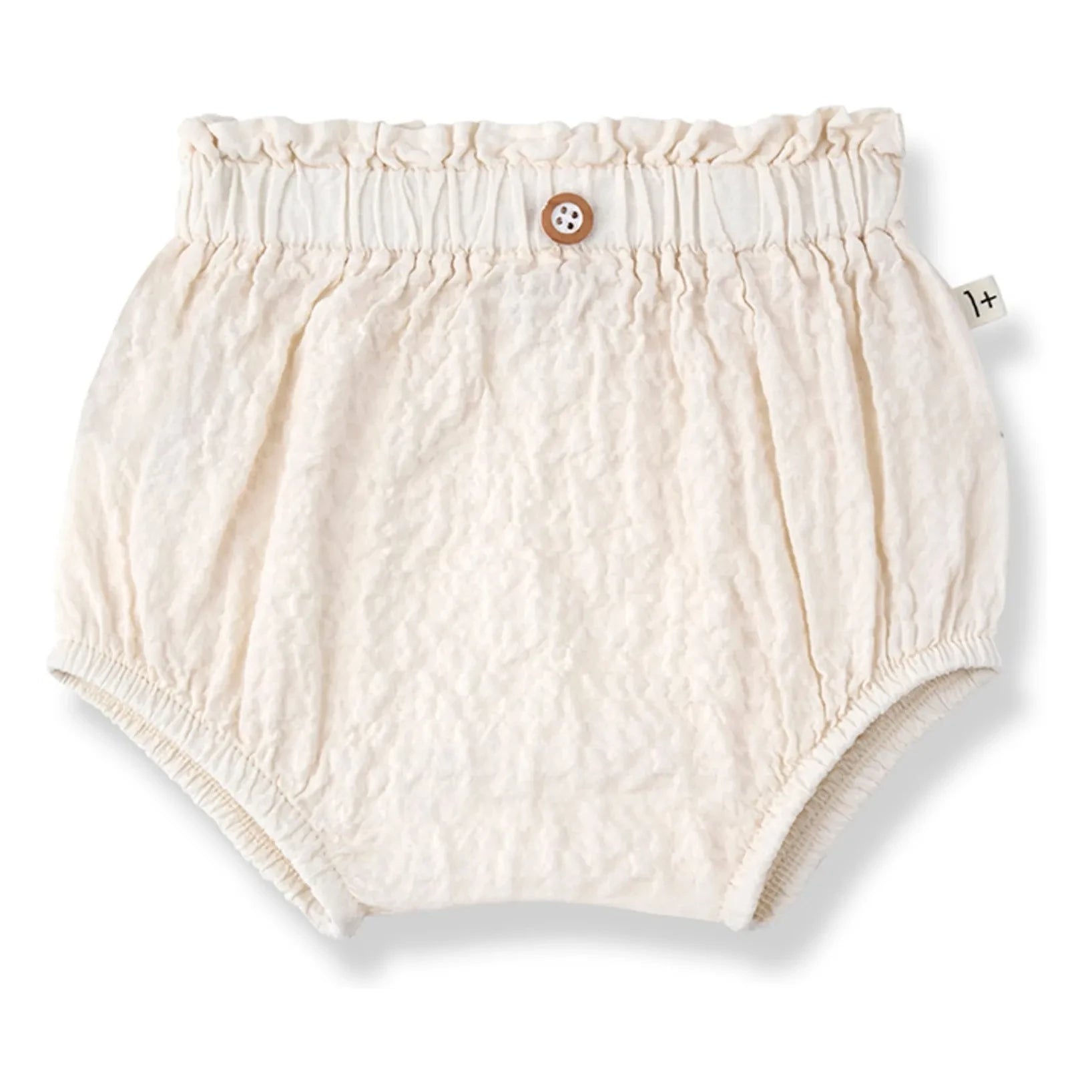 1+ in the family - Apolonia Seersucker Bluse und Bloomer Set | Ecru