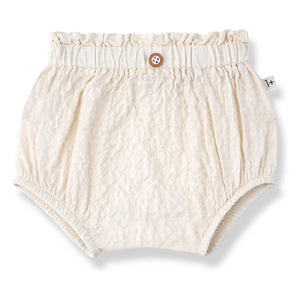 1+ in the family - Apolonia Seersucker Bluse und Bloomer Set | Ecru