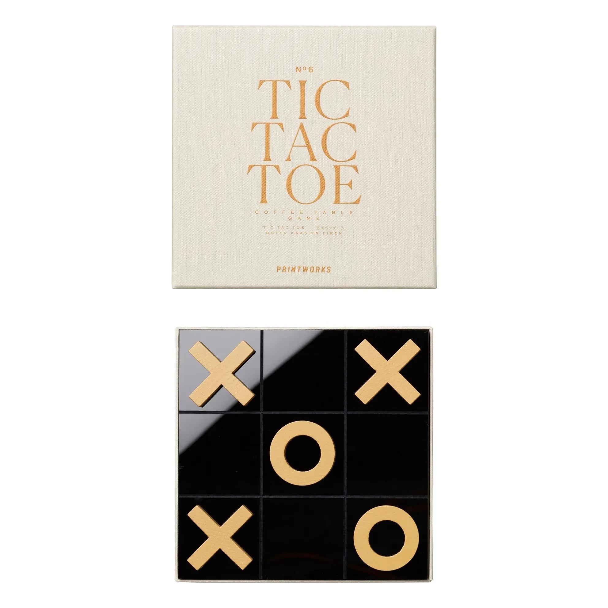 PrintWorks - Tic Tac Toe Spiel | Creme