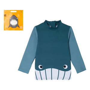 Stella McCartney Kids – Wal-T-Shirt mit UV-Schutz | Blau