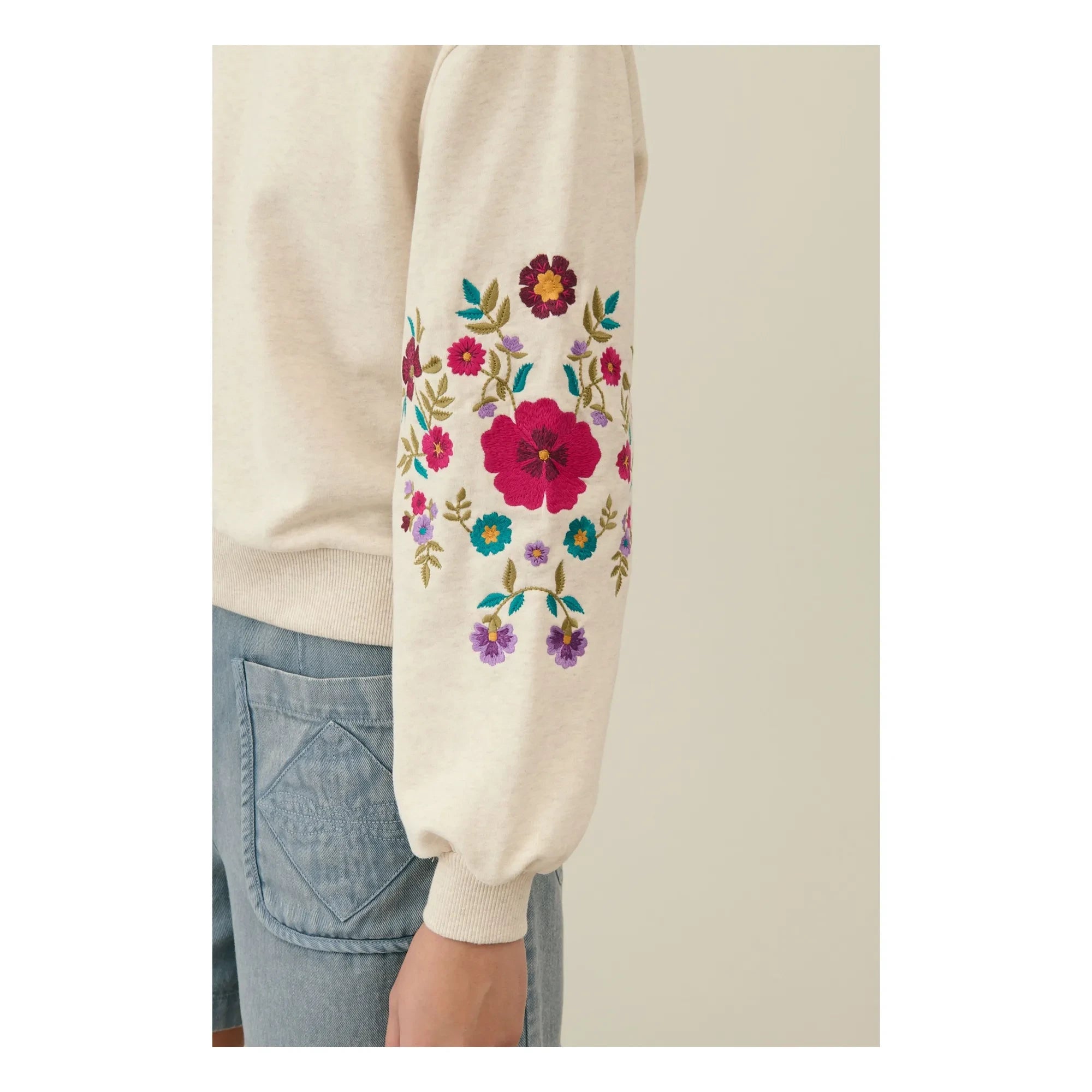 Louise Misha - Sweatshirt Judith aus Bio-Baumwolle - Damenkollektion | Creme