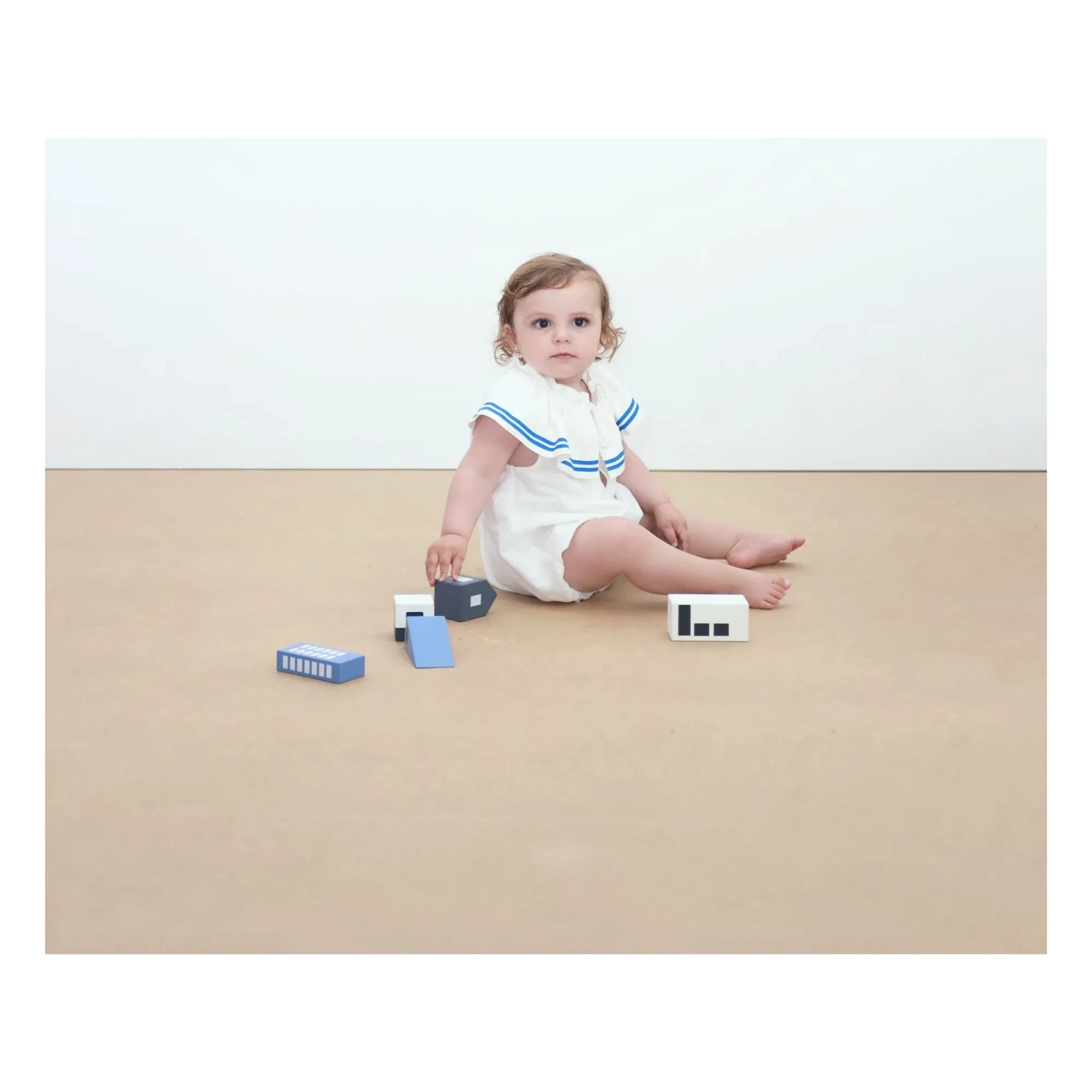 Tinycottons - Leinen-Rüschen-Body | Weiß