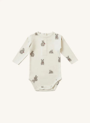 Studio Bohème - Lala Rabbits Organische Baumwollbody | Ecru