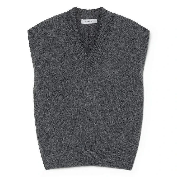 Pomandère - Woll- und Kaschmirpullover | Heather Grey