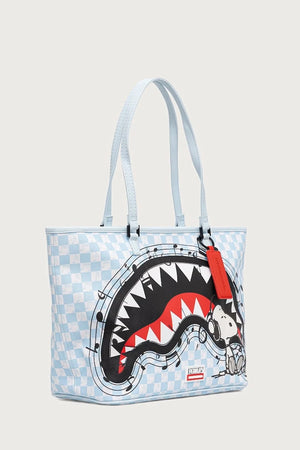 Sprayground - Snoopy Mavi Suni Deri Kadın Omuz Çantası 910T9456NSZ