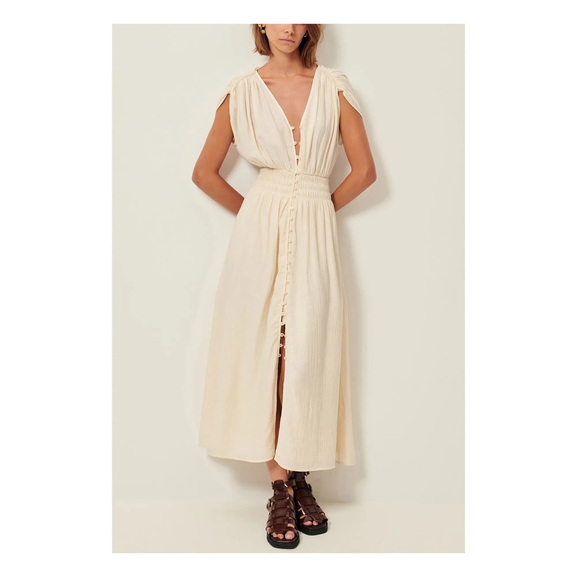 Sessùn - Galiane Kleid | Creme