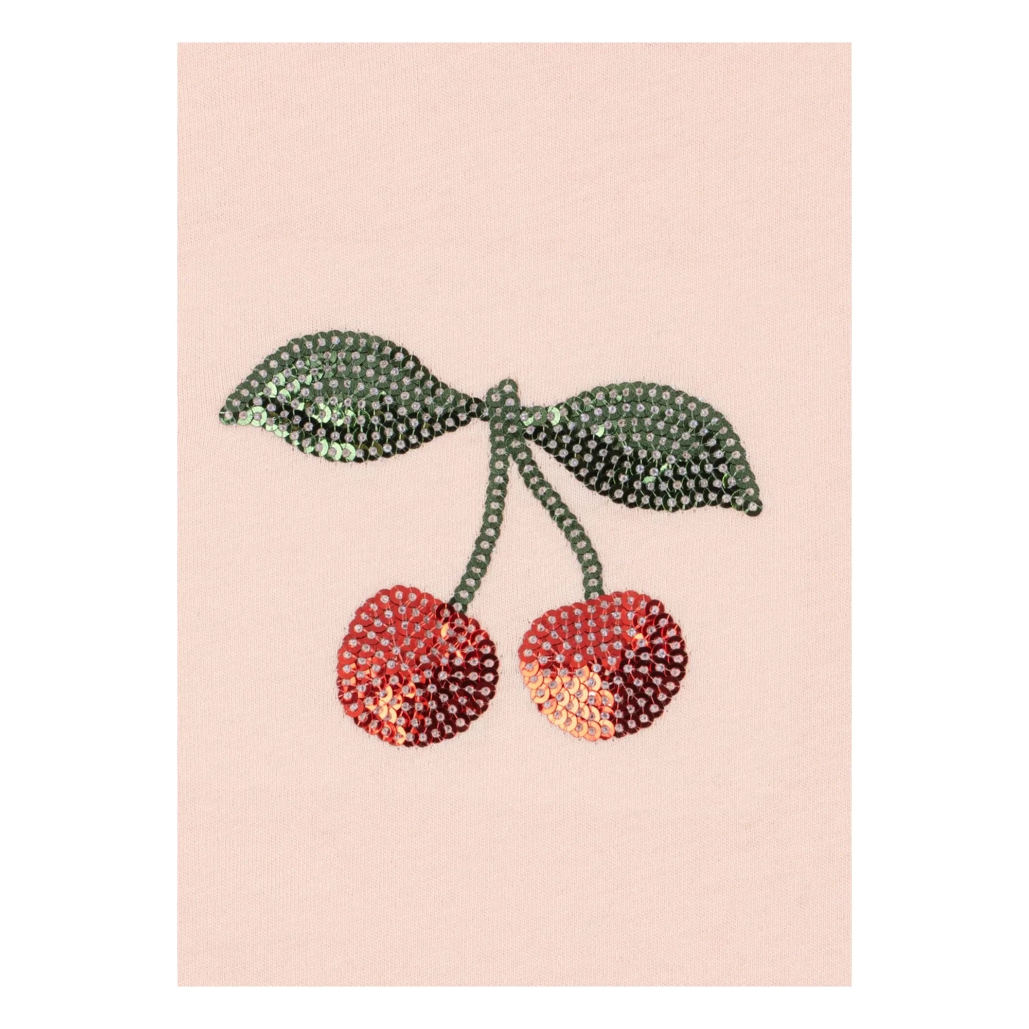 Konges Sløjd - Famo Cherry Bio-Baumwoll-T-Shirt | Rosa