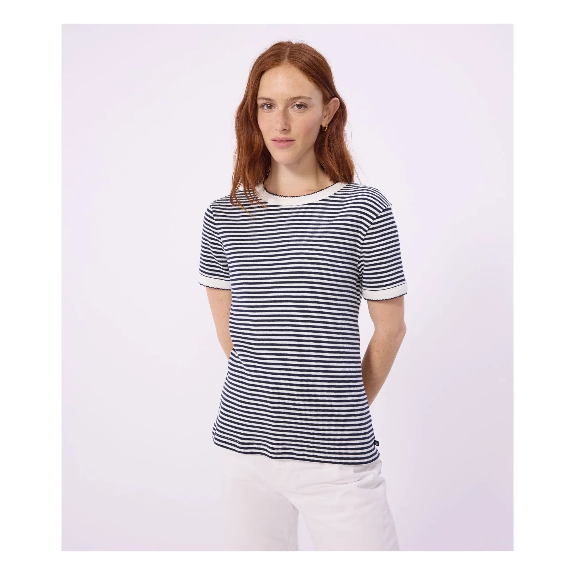 Petit Bateau – Ikonisches Ringelshirt | Marineblau