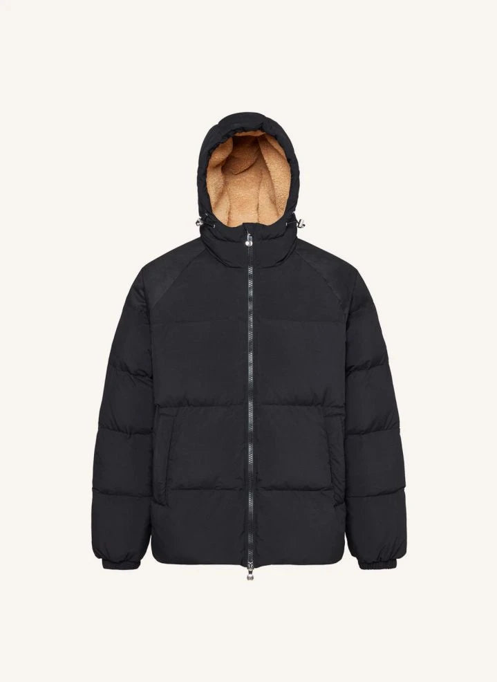 Pyrenex - Retro Sten Nylongefüllte Jacke | Schwarz