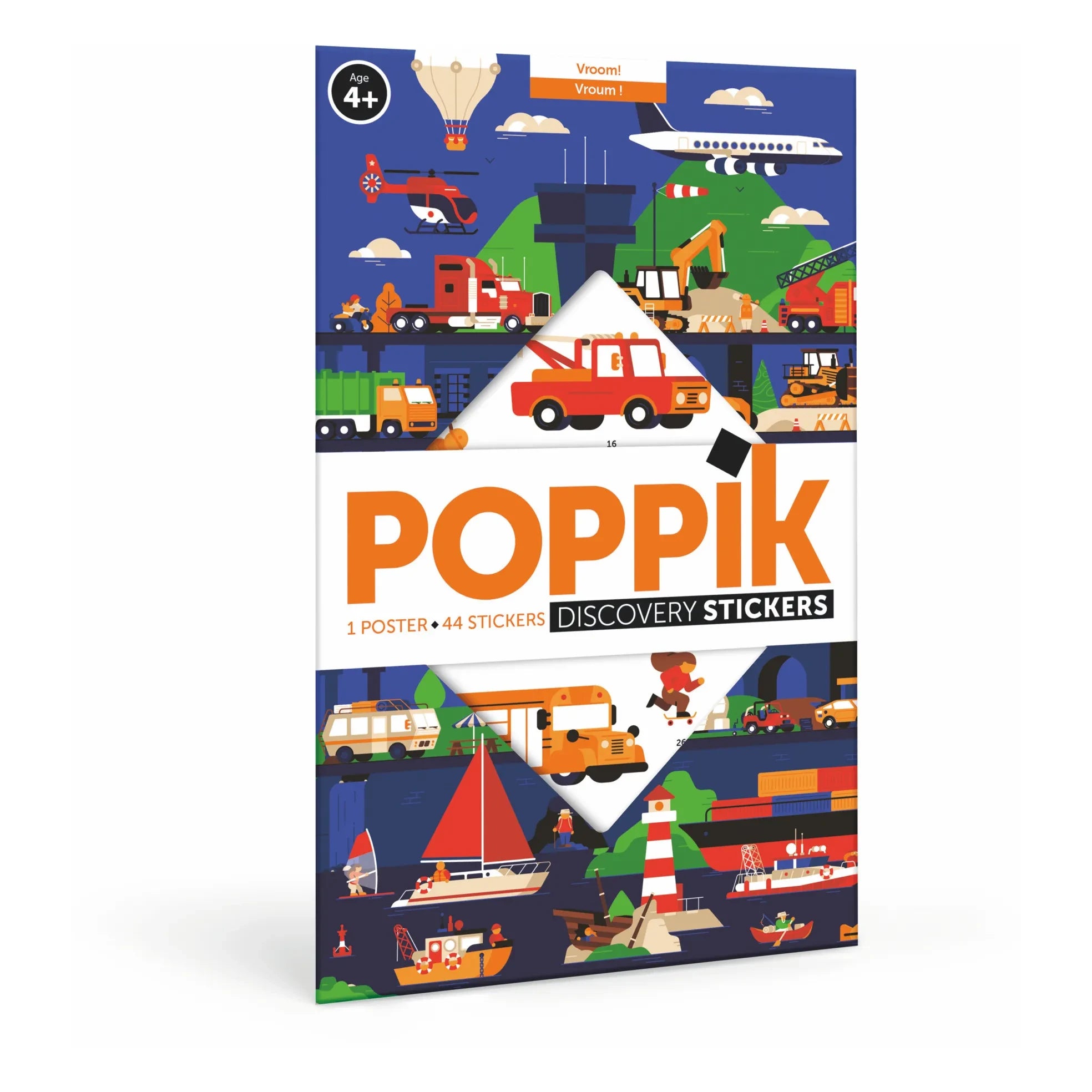 Poppik - Vroom Sticker Poster