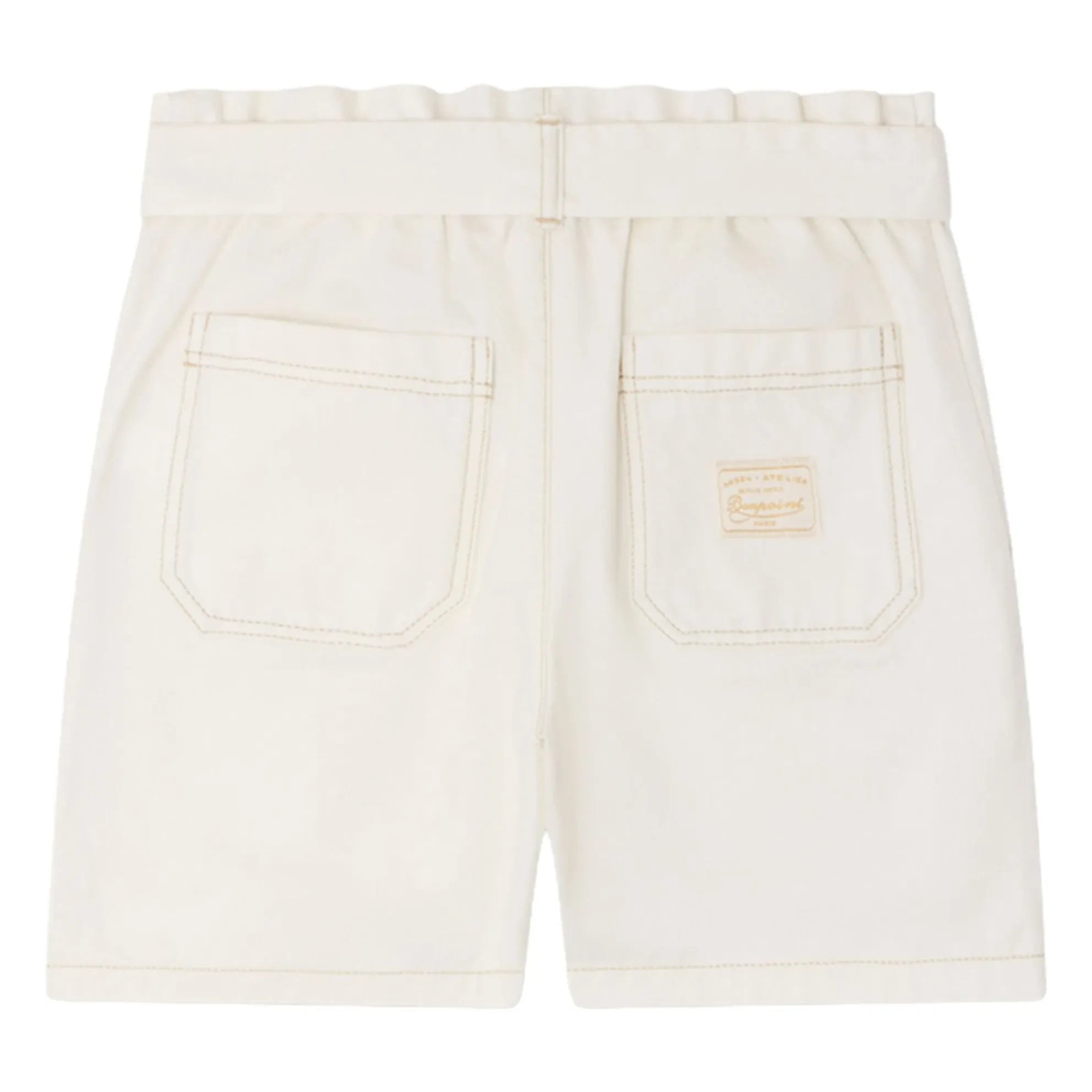 Bonpoint - Lorrie Bio-Baumwoll-Knotenshorts | Creme