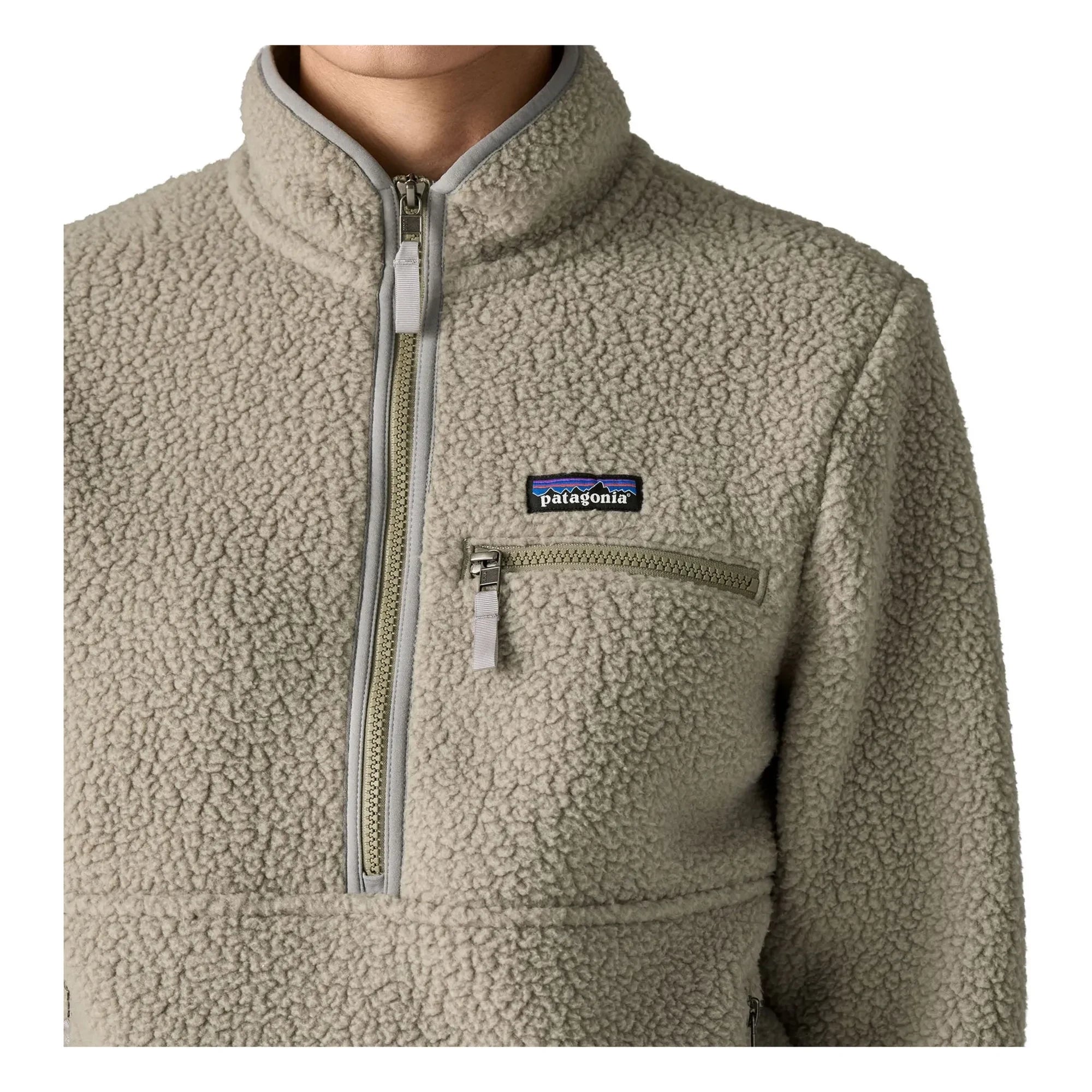 Patagonia - Retro Polar Polar Marsupial Recycelte Fasern | Hellgrau