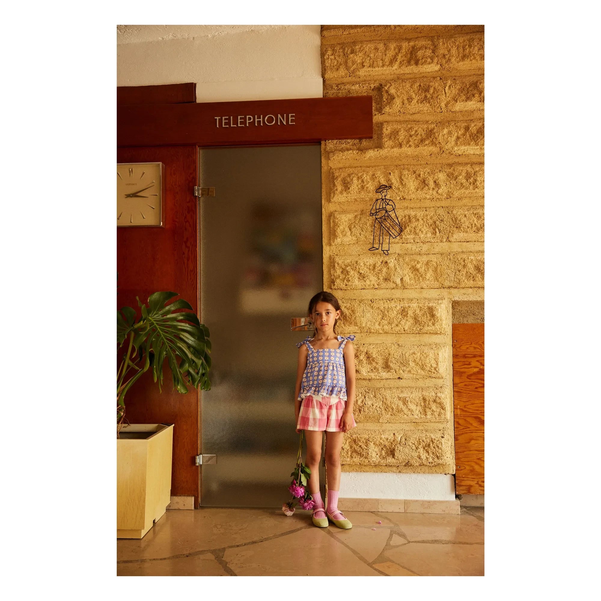 Hello Simone - Short Marlow Carreaux | Rosa