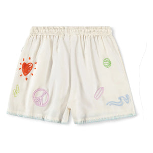Molo - Kurzer Annabella Minis Doodles | Ecru