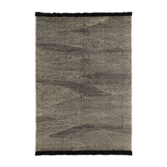 Nanimarquina - Telares Afghan Wollteppich | Schwarz