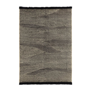 Nanimarquina - Telares Afghan Wollteppich | Schwarz